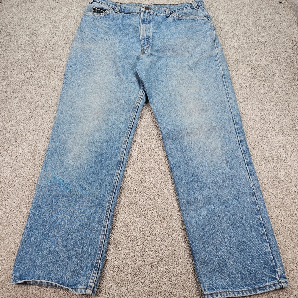 Vintage 80s Levi Strauss 540 Jeans Mens 40x32 Relaxed Fit Light Wash Denim Pants